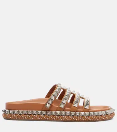 Christian Louboutin Pyra Hallulila studded leather slides | Thumbnail 4