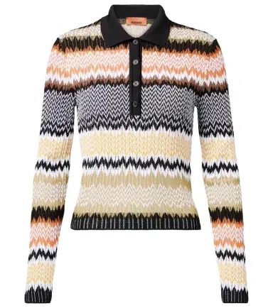 Missoni Zigzag polo sweater | Thumbnail 1 Missoni Zigzag polo sweater | Thumbnail 1