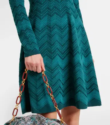 Missoni Zigzag knitted minidress | Thumbnail 2