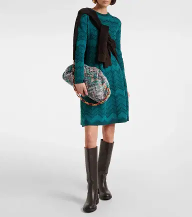 Missoni Zigzag knitted minidress | Thumbnail 5
