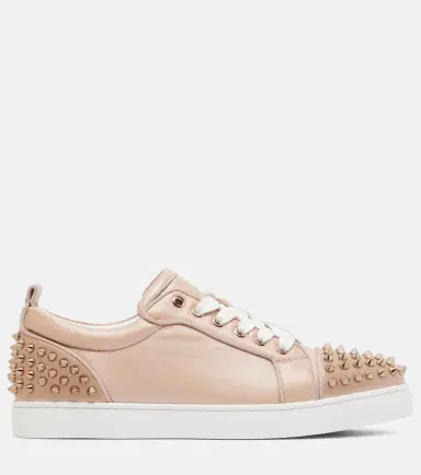 Christian Louboutin Louise Junior Spikes leather sneakers | Thumbnail 3 Christian Louboutin Louise Junior Spikes leather sneakers | Thumbnail 3