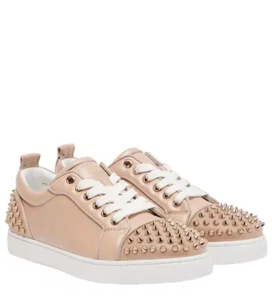 Christian Louboutin Louise Junior Spikes leather sneakers | Thumbnail 1 Christian Louboutin Louise Junior Spikes leather sneakers | Thumbnail 1