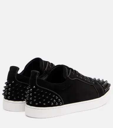 Christian Louboutin Louise Junior Spikes suede sneakers | Thumbnail 2