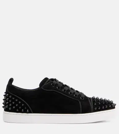 Christian Louboutin Louise Junior Spikes suede sneakers | Thumbnail 4