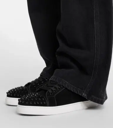 Christian Louboutin Louise Junior Spikes suede sneakers | Thumbnail 6