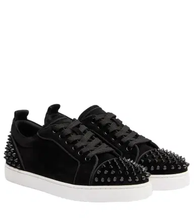 Christian Louboutin Louise Junior Spikes suede sneakers | Thumbnail 1
