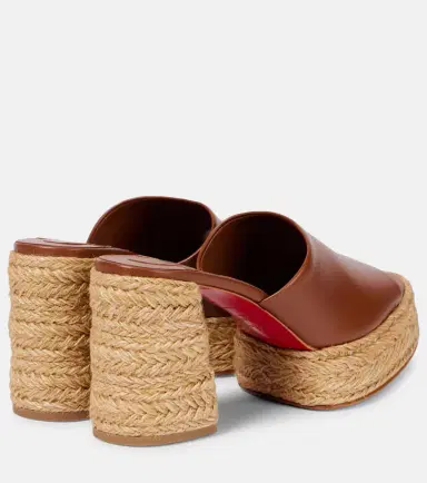 Christian Louboutin Calakala 85 leather platform mules | Thumbnail 3 Christian Louboutin Calakala 85 leather platform mules | Thumbnail 3