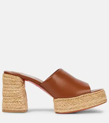 Christian Louboutin Calakala 85 leather platform mules | Thumbnail 4 Christian Louboutin Calakala 85 leather platform mules | Thumbnail 4