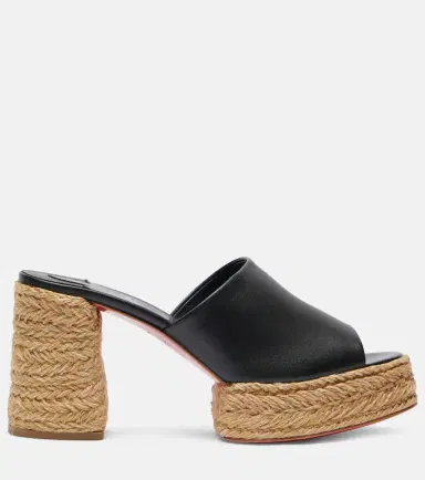 Christian Louboutin Calakala 85 leather platform mules | Thumbnail 3 Christian Louboutin Calakala 85 leather platform mules | Thumbnail 3