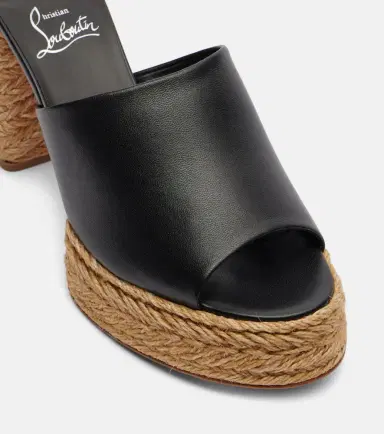 Christian Louboutin Calakala 85 leather platform mules | Thumbnail 4 Christian Louboutin Calakala 85 leather platform mules | Thumbnail 4