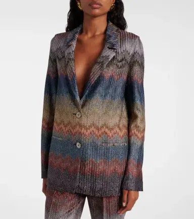 Missoni Zigzag lamé blazer | Thumbnail 2
