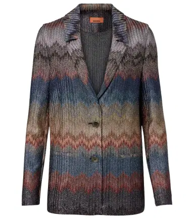 Missoni Zigzag lamé blazer | Thumbnail 1