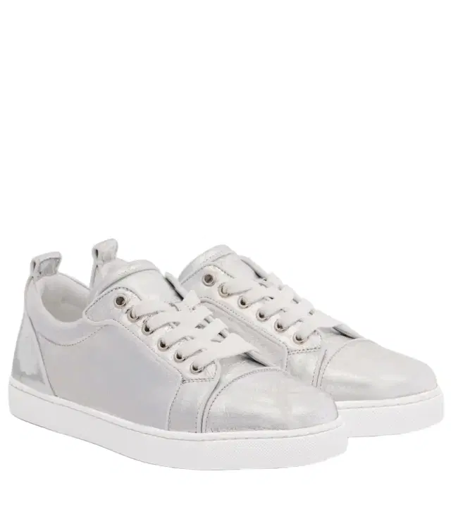 Christian Louboutin Louise Orlato metallic leather sneakers