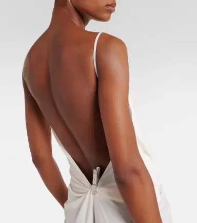 Coperni Draped embellished jersey maxi dress | Thumbnail 6