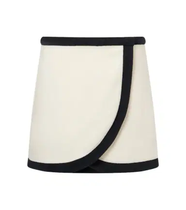 ADRIANA DEGREAS Cotton-blend wrap skirt | Thumbnail 1