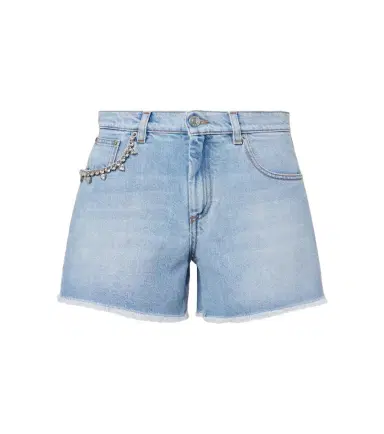 Area Embellished denim shorts | Thumbnail 1 Area Embellished denim shorts | Thumbnail 1