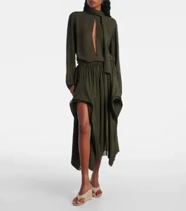 Alaïa Alaïa Cube 75 suede thong sandals | Thumbnail 2