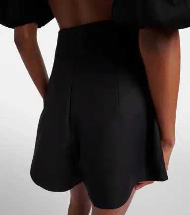 ADRIANA DEGREAS High-rise cotton-blend shorts | Thumbnail 4 ADRIANA DEGREAS High-rise cotton-blend shorts | Thumbnail 4
