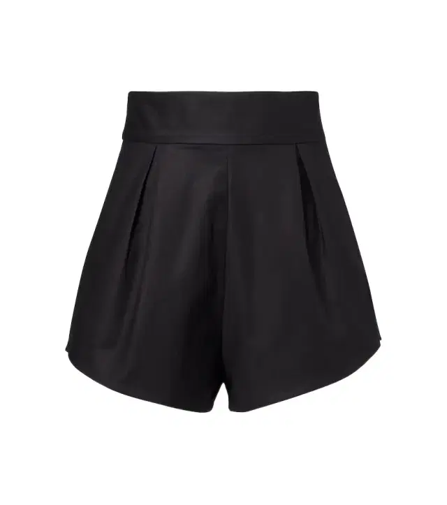 Adriana Degreas High-rise cotton-blend shorts