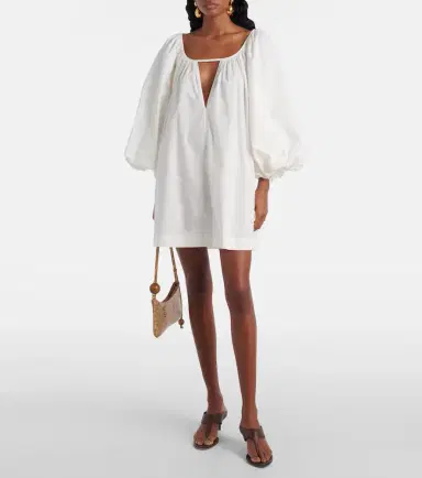 ADRIANA DEGREAS Cotton minidress | Thumbnail 5