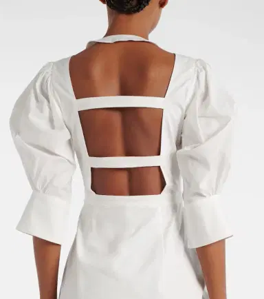 ADRIANA DEGREAS Puff-sleeve cotton maxi dress | Thumbnail 5 ADRIANA DEGREAS Puff-sleeve cotton maxi dress | Thumbnail 5