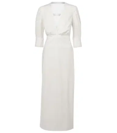 ADRIANA DEGREAS Puff-sleeve cotton maxi dress | Thumbnail 1 ADRIANA DEGREAS Puff-sleeve cotton maxi dress | Thumbnail 1