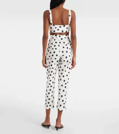 ADRIANA DEGREAS Cotton-blend capri pants | Thumbnail 3 ADRIANA DEGREAS Cotton-blend capri pants | Thumbnail 3
