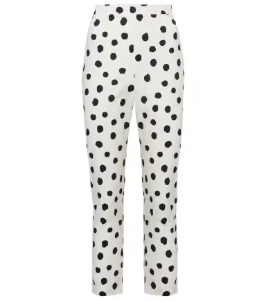 ADRIANA DEGREAS Cotton-blend capri pants | Thumbnail 1 ADRIANA DEGREAS Cotton-blend capri pants | Thumbnail 1