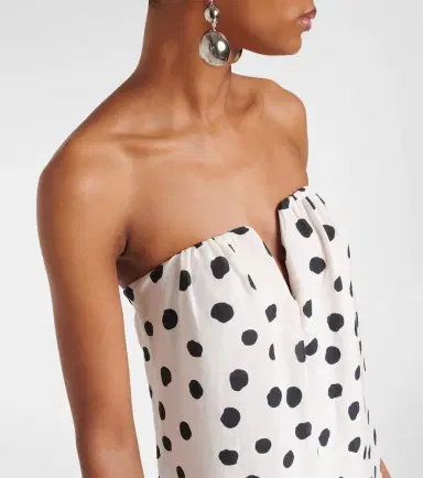 ADRIANA DEGREAS Polka-dot bustier dress | Thumbnail 4 ADRIANA DEGREAS Polka-dot bustier dress | Thumbnail 4