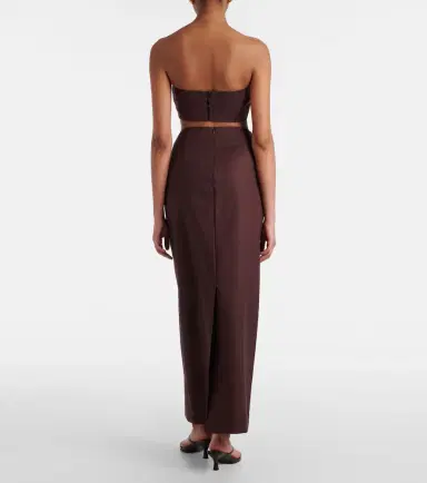 ADRIANA DEGREAS Cotton-blend maxi skirt | Thumbnail 2 ADRIANA DEGREAS Cotton-blend maxi skirt | Thumbnail 2