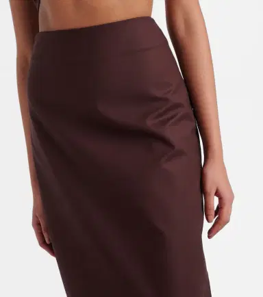 ADRIANA DEGREAS Cotton-blend maxi skirt | Thumbnail 4 ADRIANA DEGREAS Cotton-blend maxi skirt | Thumbnail 4