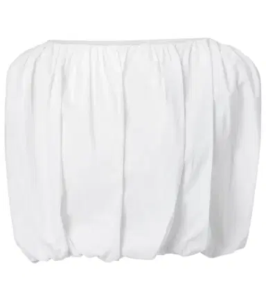 ADRIANA DEGREAS Inamorata cotton-blend crop top | Thumbnail 1