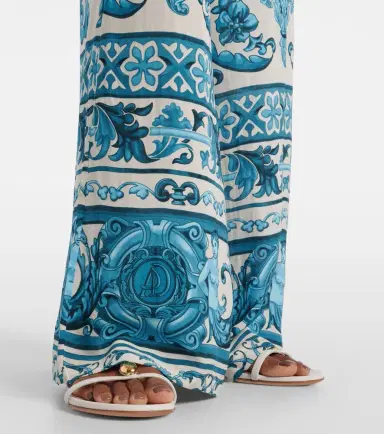 ADRIANA DEGREAS Printed wide-leg pants | Thumbnail 4