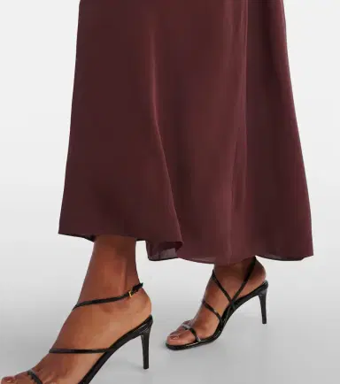 ADRIANA DEGREAS Satin maxi dress | Thumbnail 3