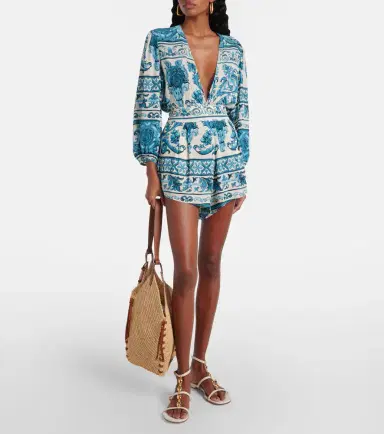 ADRIANA DEGREAS Printed high-rise shorts | Thumbnail 2