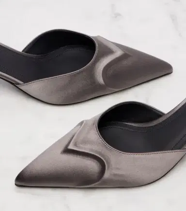 Alaïa Alaïa Le Caur 3D 55 satin mules | Thumbnail 2