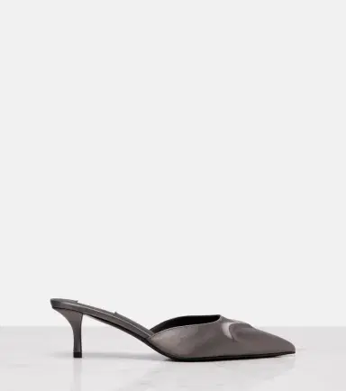 Alaïa Alaïa Le Caur 3D 55 satin mules | Thumbnail 3