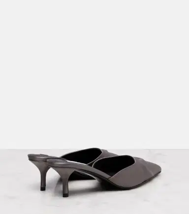 Alaïa Alaïa Le Caur 3D 55 satin mules | Thumbnail 4