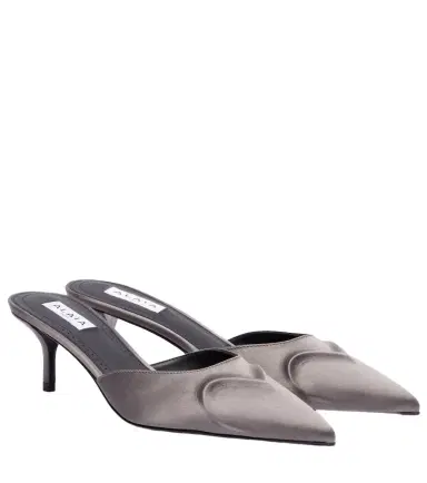 Alaïa Alaïa Le Caur 3D 55 satin mules | Thumbnail 1