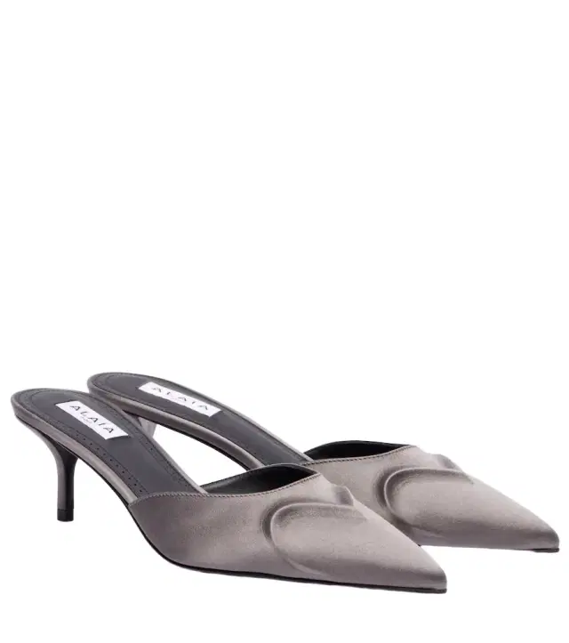 Alaia Alaïa Le Caur 3D 55 satin mules