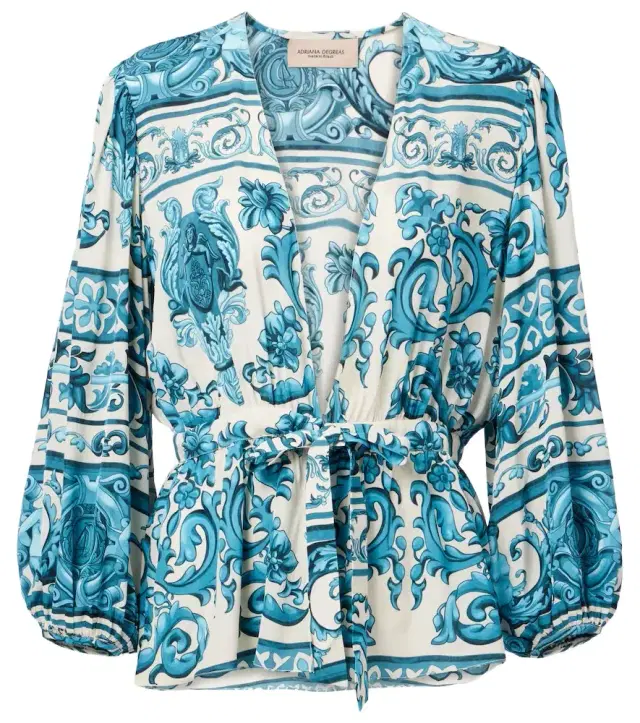 Adriana Degreas Printed blouse