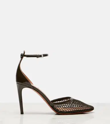 Alaïa Alaïa 90 mesh and patent leather pumps | Thumbnail 2
