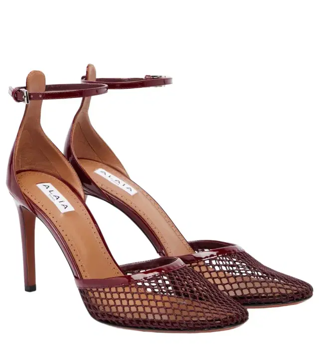 Alaia Alaïa 90 fishnet pumps