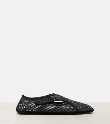 Alaïa Alaïa Fishnet slip-on shoes | Thumbnail 3
