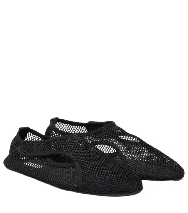 Alaia Alaïa Fishnet slip-on shoes