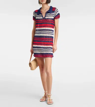 Anna Kosturova Crochet cotton polo dress | Thumbnail 2 Anna Kosturova Crochet cotton polo dress | Thumbnail 2