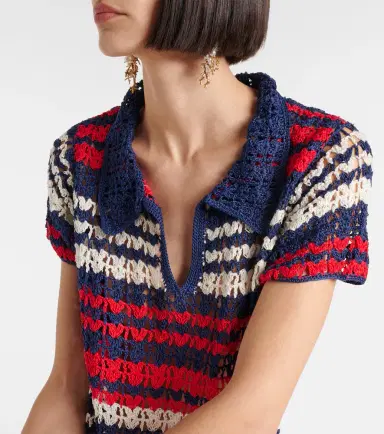 Anna Kosturova Crochet cotton polo dress | Thumbnail 5 Anna Kosturova Crochet cotton polo dress | Thumbnail 5