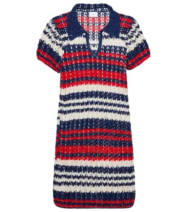 Anna Kosturova Crochet cotton polo dress | Thumbnail 1 Anna Kosturova Crochet cotton polo dress | Thumbnail 1