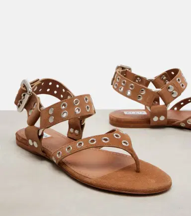 Alaia Alaïa Biker studded suede thong sandals | Thumbnail 2 Alaia Alaïa Biker studded suede thong sandals | Thumbnail 2