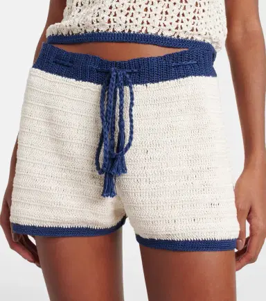 Anna Kosturova Seaside crochet cotton shorts | Thumbnail 4